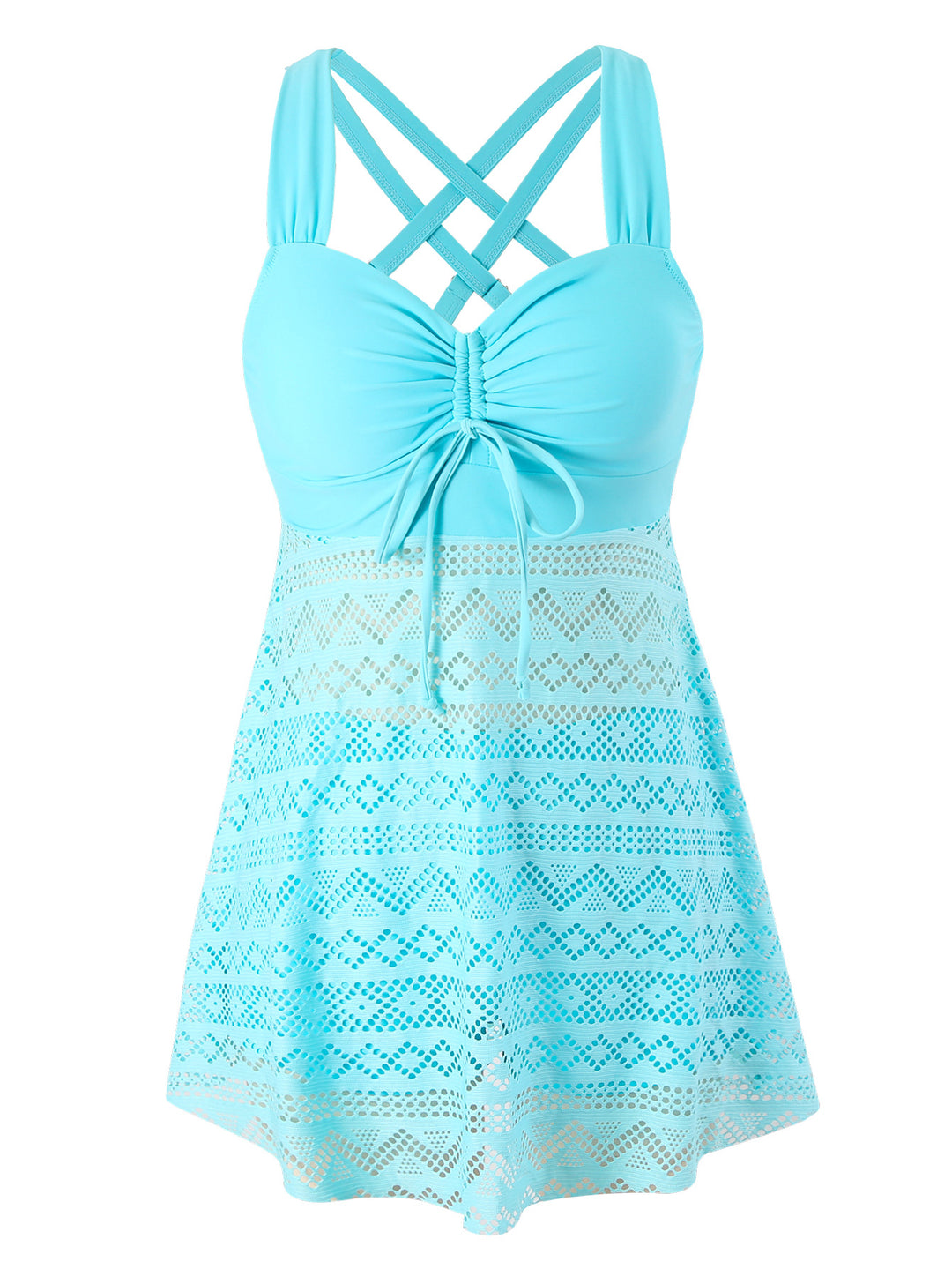 Damen Schwimmkleid mit raffinierter Rückenpartie und sehr elastischer Stoffqualität Drune