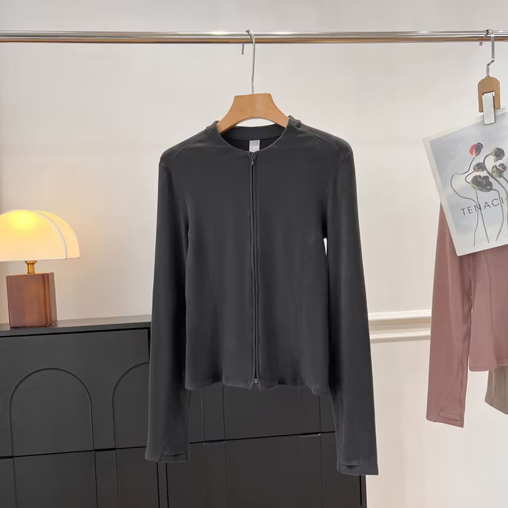 Damen Sportliche Übergangsjacke mit innovativem Reißverschluss Drune