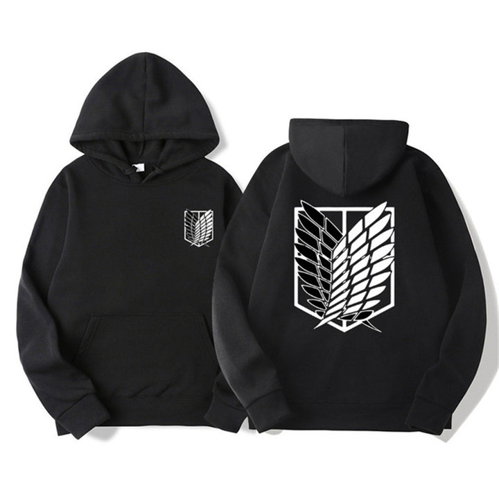 Damen Kapuzenpullover mit klassischem Anime-Motiv Drune
