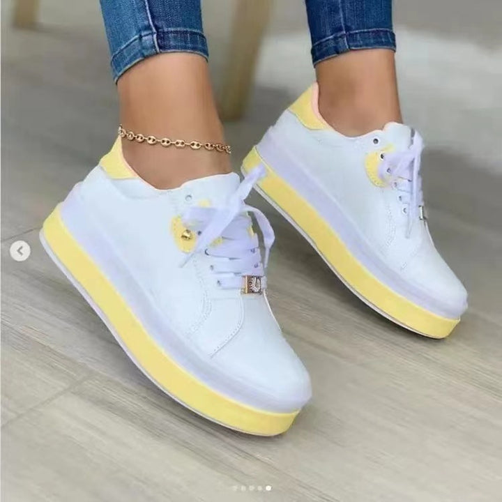 Damen Plateausneaker mit stilvollen Akzenten Drune