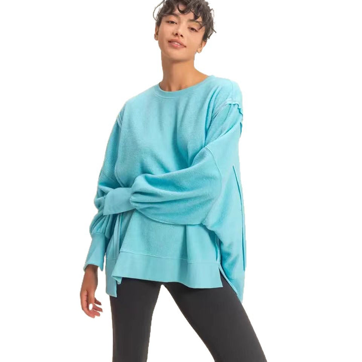 Damen Bequemer und stilvoller Oversized Pullover mit weitem Schnitt Drune