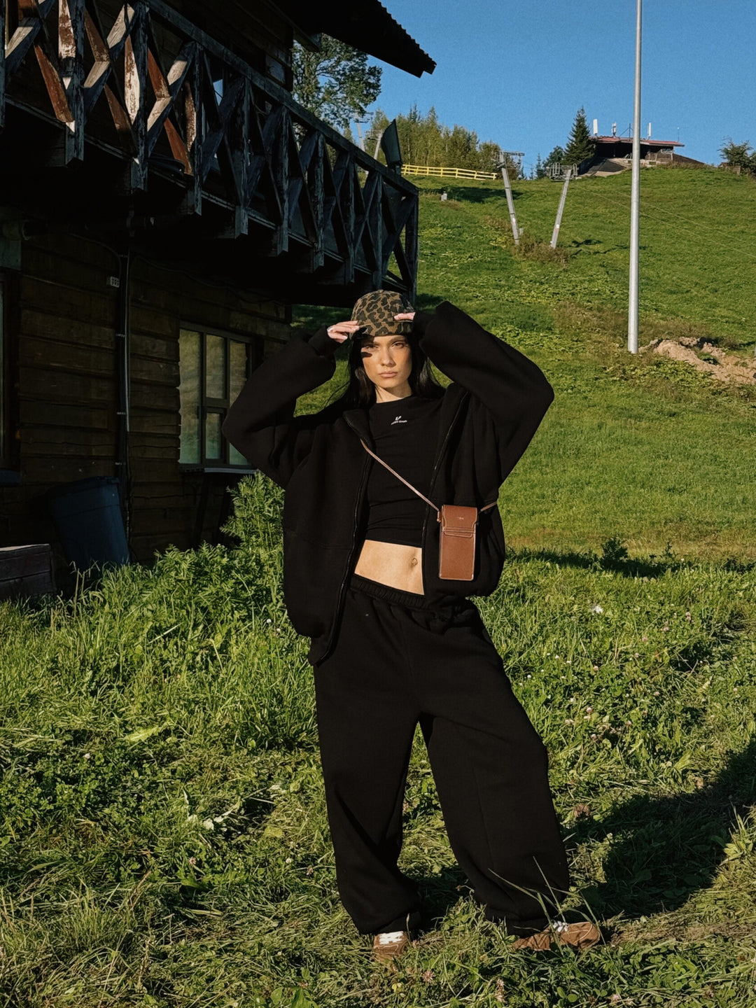 Damen kuscheliger Hoodie mit Reißverschluss und breitem Schnitt Drune