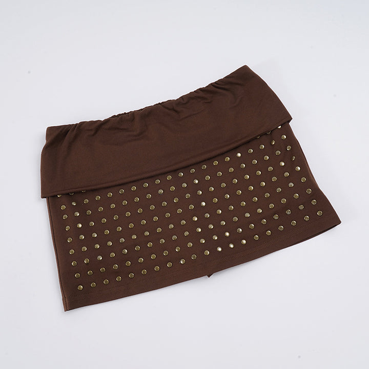 Damen Shorts mit glitzerndem Strassband Drune