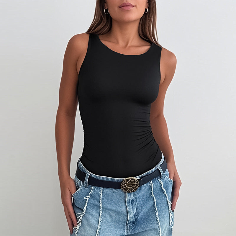 Damen Bodysuit mit elegantem Rüschendetail Drune