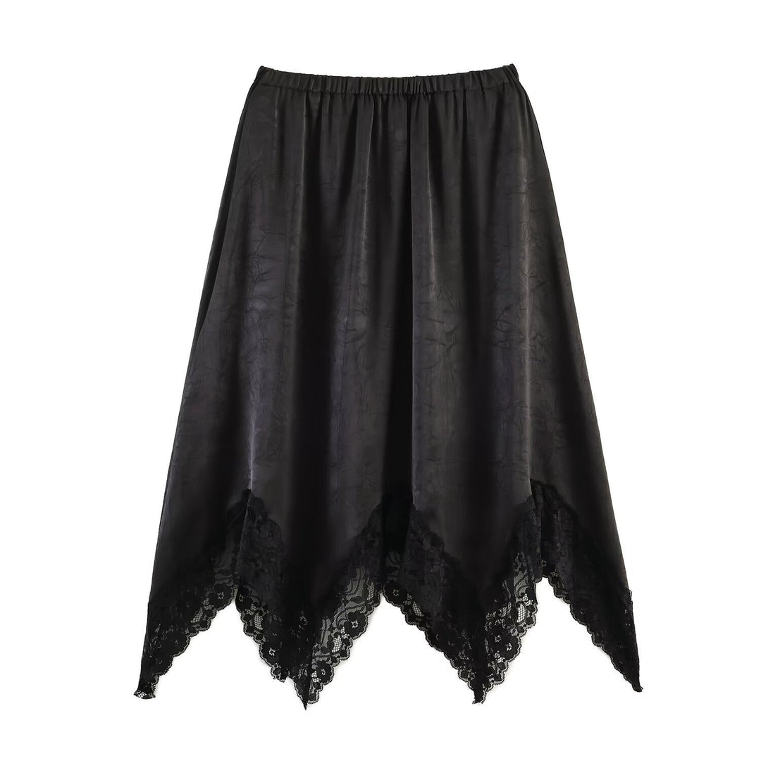 Damenrock mit eleganter Spitzenverzierung Drune