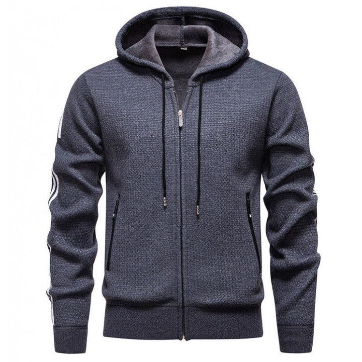 Herren Sportliche Kapuzenjacke mit innovativem Materialmix Drune