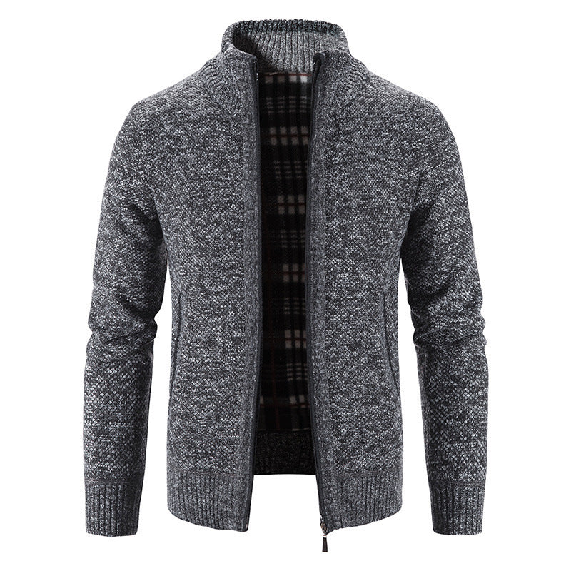 Herren Strickjacke mit innovativem wärmeisolierendem Innenfutter Drune