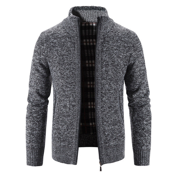 Herren Strickjacke mit innovativem wärmeisolierendem Innenfutter Drune