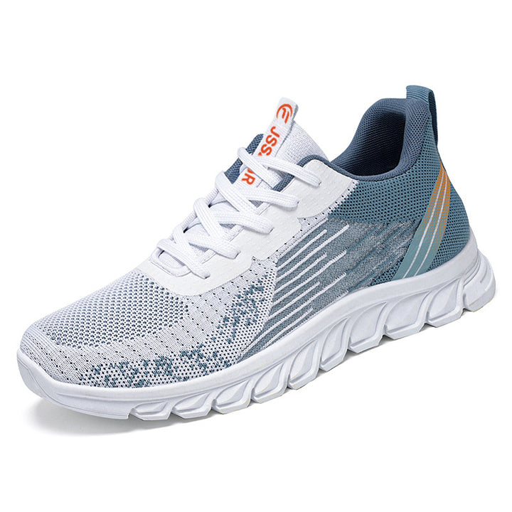 Herren nan atmungsaktive leichte Laufsneaker mit gestricktem Obermaterial und dämpfender EVA-Sohle Drune
