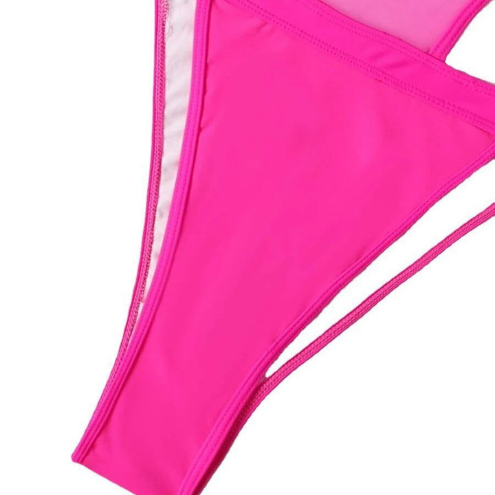 Damen Einteiler Badeanzug mit sportlichem Design Drune