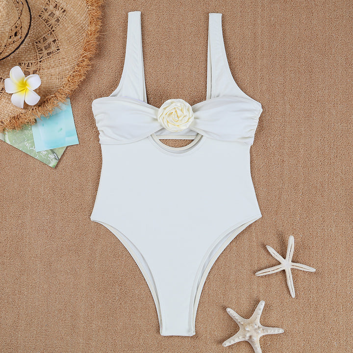 Damen Eleganter Einteiler mit floralem Detail Drune