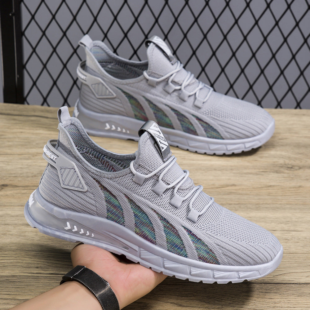 Herren Leichte Sneaker mit atmungsaktiven Mesh-Einsätzen und dämpfender Sohle Drune
