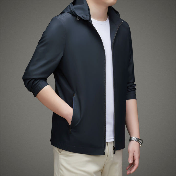 Herren leichte Sportjacke mit modernem Schnitt und praktischen Taschen Drune