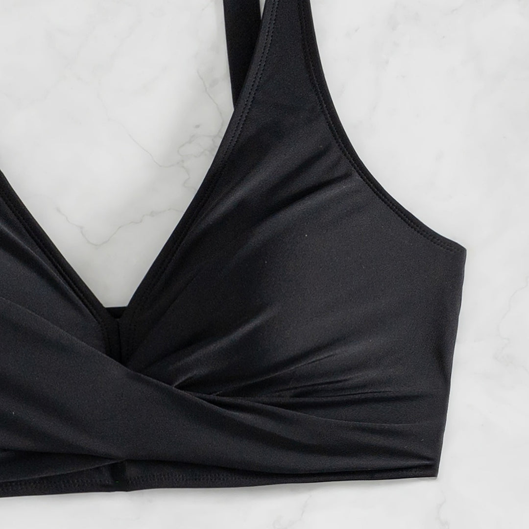 Damen Hochtaillierter Bade-Bikini Drune