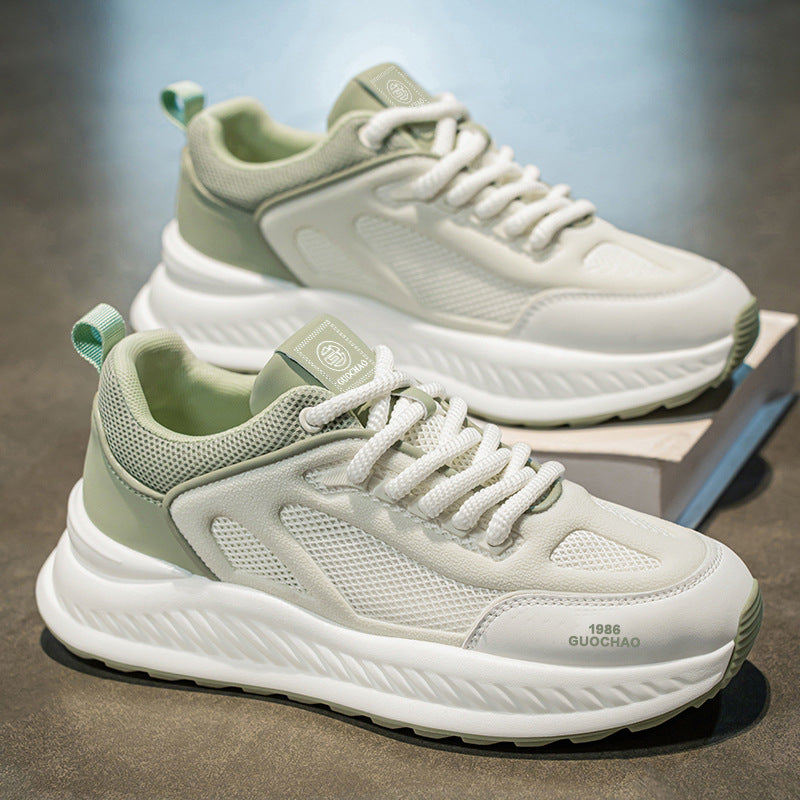 Damen Sportliche Freizeit Sneakers mit atmungsaktiver Mesh-Oberfläche und dämpfender Sohle Drune