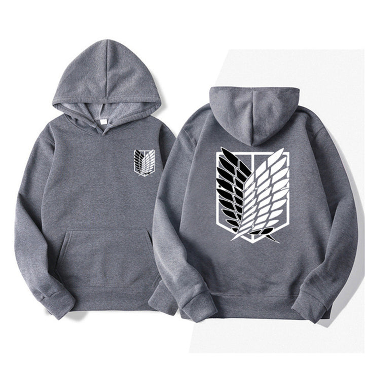 Damen Kapuzenpullover mit klassischem Anime-Motiv Drune