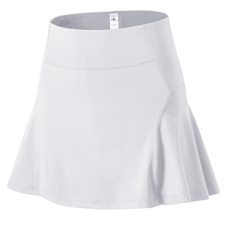 Damen Sportlicher A-Linien Rock mit integrierter Shorts Drune