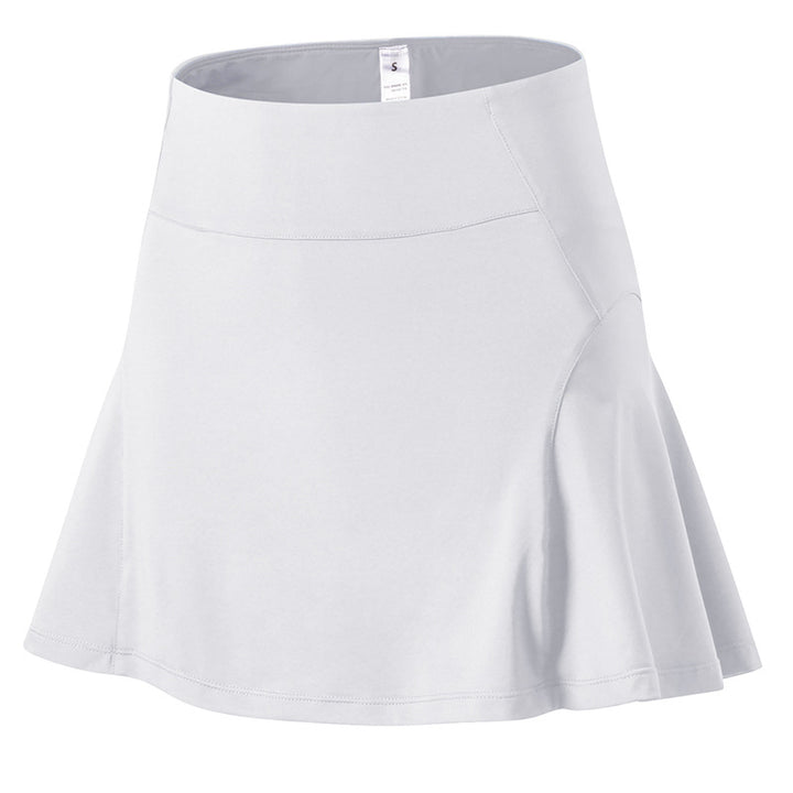 Damen Sportlicher A-Linien Rock mit integrierter Shorts Drune