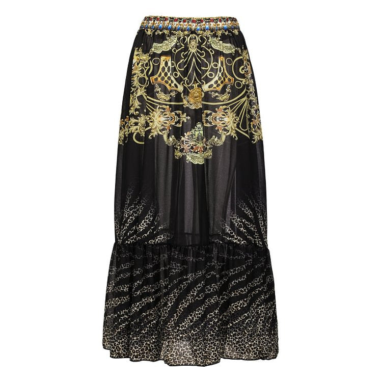 Damen Einteiler Badeanzug mit elegantem Design und passendem Wickeltuch Drune