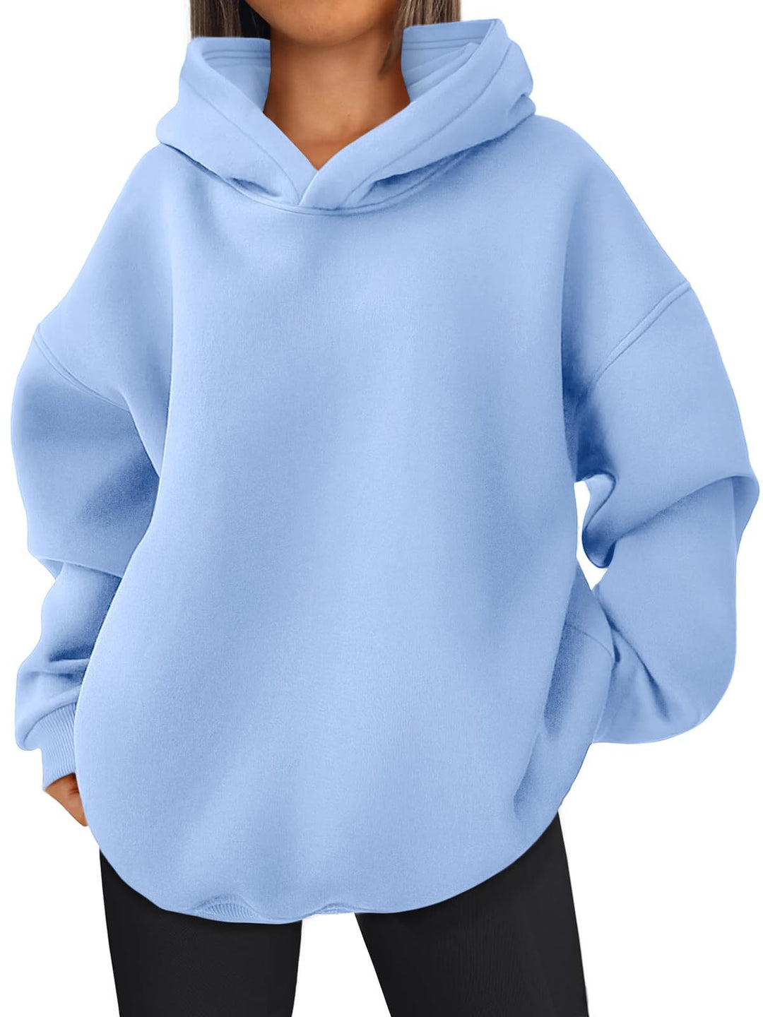 Damen Oversized Bequemer Pullover Hoodie Drune