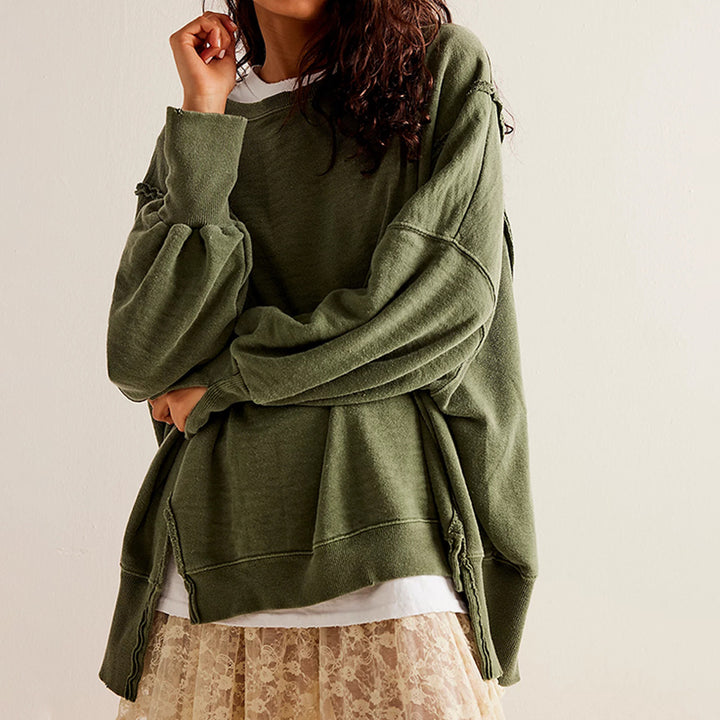 Damen oversized Sweatshirt Drune