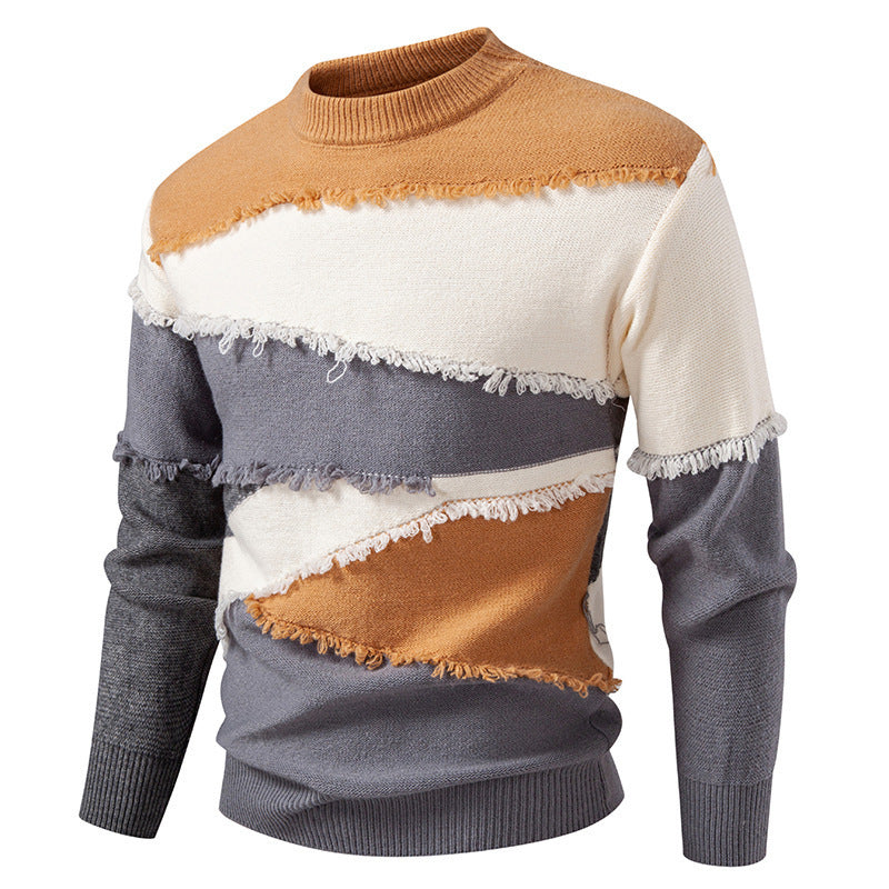 Herren modischer Pullover mit einzigartigem Fransen-Design Drune