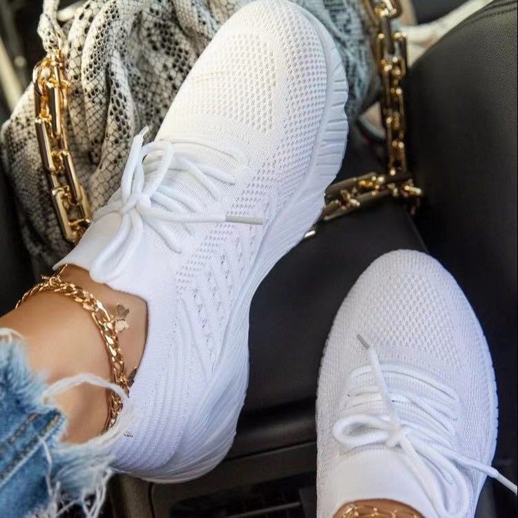Damen Atmungsaktive Lauf- und Freizeitschuhe mit flexibler Sohle Drune