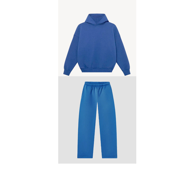 Damen Cozy Sweatshirt- und Hose-Set mit hohem Kragen und lässigem Schnitt Drune