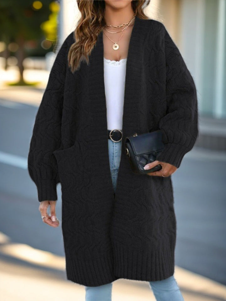 Damen Strickjacke mit Taschen Drune