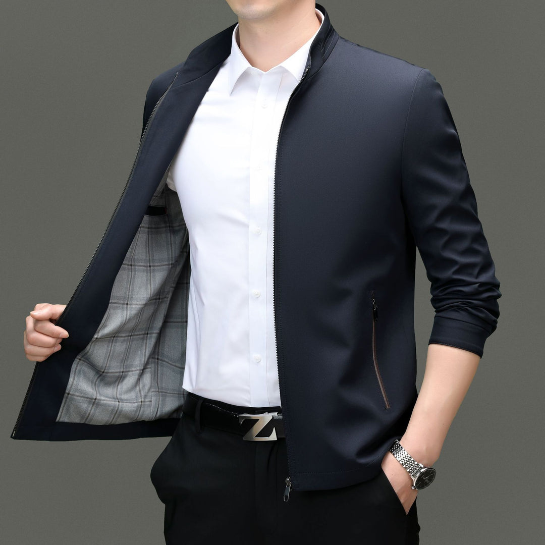 Herren leichte Funktionsjacke mit hochwertigen Details Drune