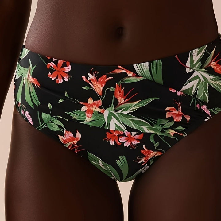 Damen Bunt gemusterter Triangel-Bikini Drune