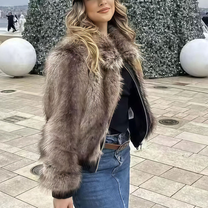 Damen Militärisch inspiriere Kurzjacke Drune