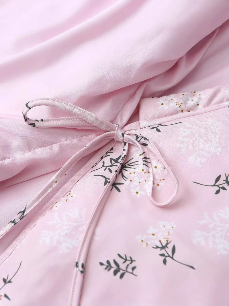 Damen gesteppte Weste im eleganten Blumenprint-Design Drune