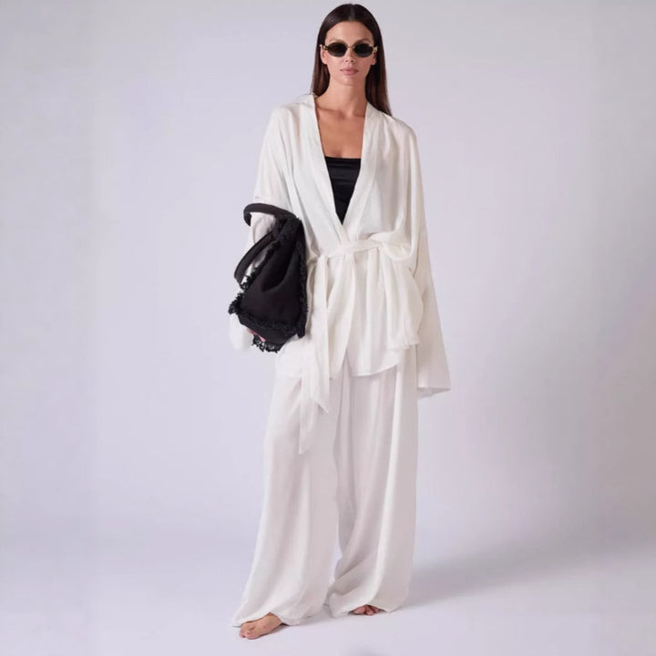 Damen elegantes Lounge-Set aus softem Material mit weitem Schnitt Drune
