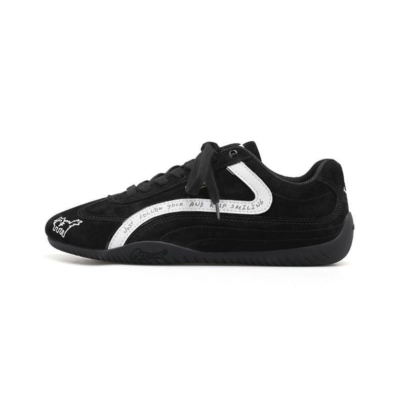 Damen Bequeme Sneaker mit dekorativer Schleife und atmungsaktiver Mesh-Oberfläche Drune