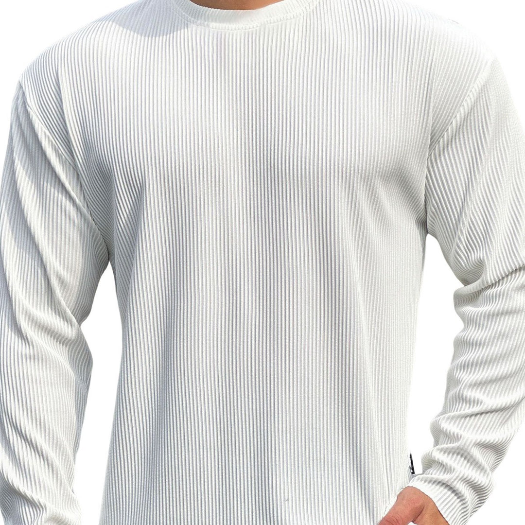 Herren Feinstrickpullover mit strukturiertem Rippenmuster Drune