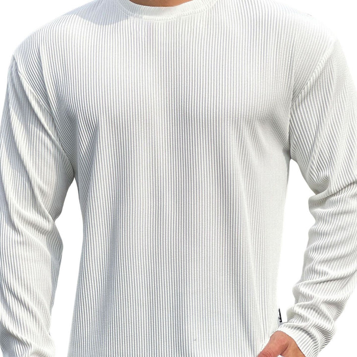 Herren Feinstrickpullover mit strukturiertem Rippenmuster Drune