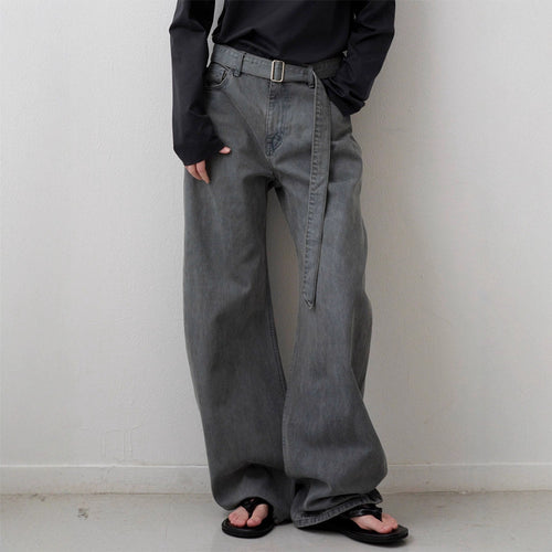 Damen weit geschnittene Relaxed-Fit Jeans Drune