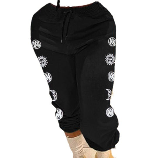 Damen lässige Jogginghose mit einzigartigem Motiv Drune
