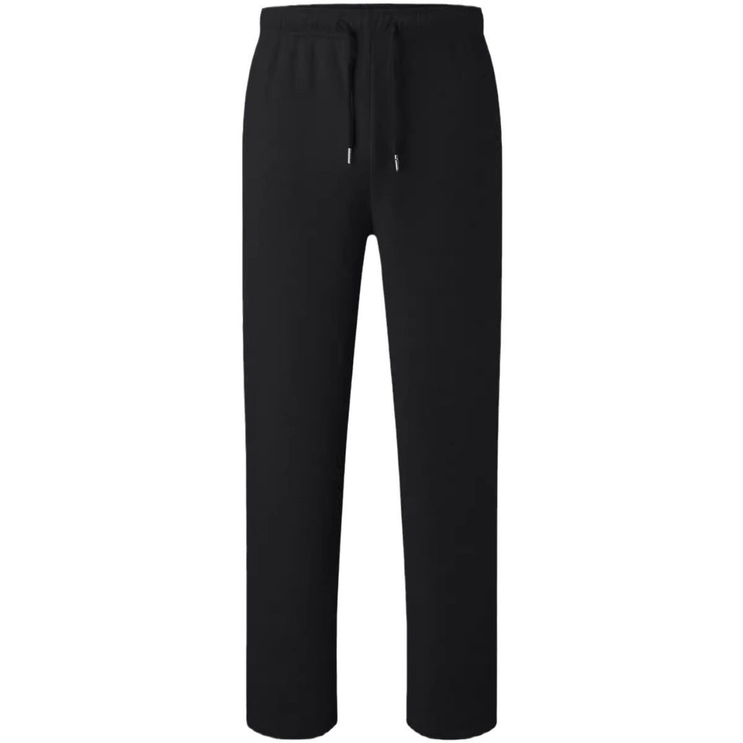 Herren nan Relaxed-Fit Sweatpants mit geradem Bein Fleece-Innenfutter und elastischem Kordelbund Drune