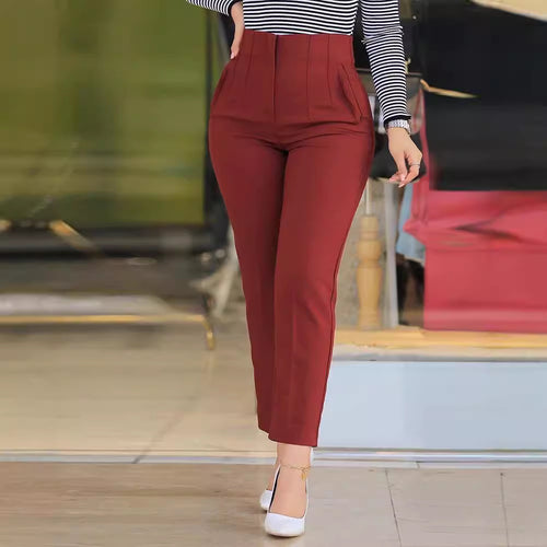Damen Hochtaillierte Schlankheits-Hose Drune