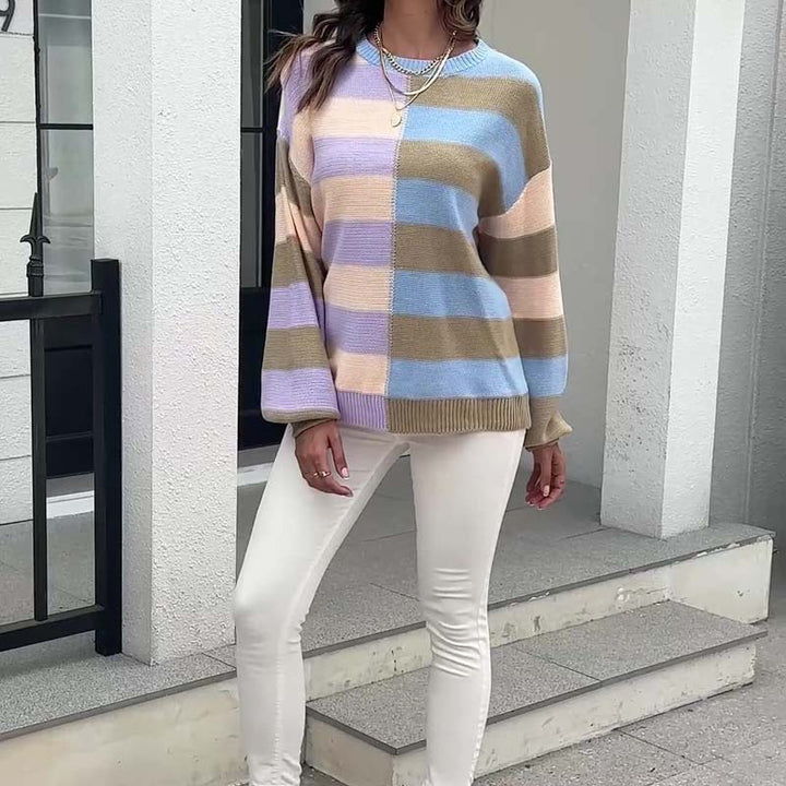 Drune | Gestreifter Strickpullover für Stilvolle Outfits
