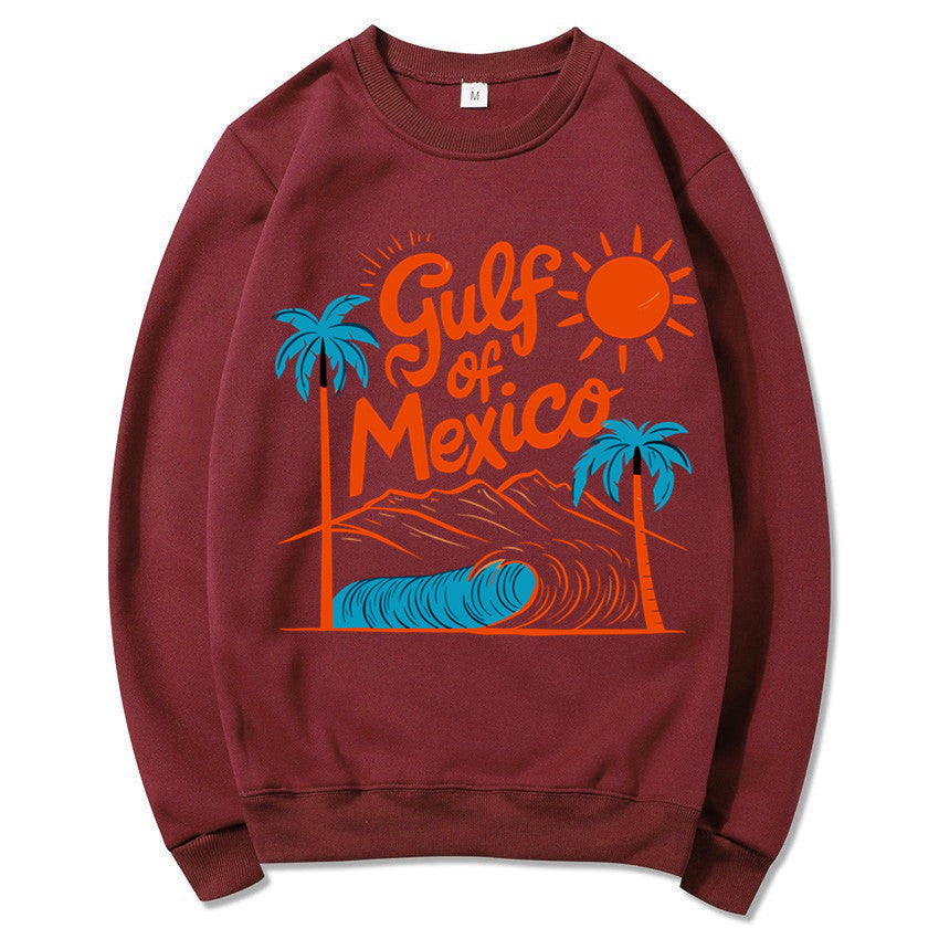 Damen Sweatshirt mit maritimem Grafikdesign und lässigem Schnitt Drune