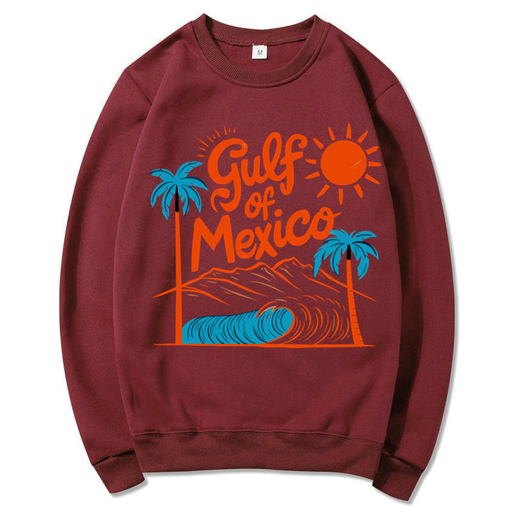 Damen Sweatshirt mit maritimem Grafikdesign und lässigem Schnitt Drune