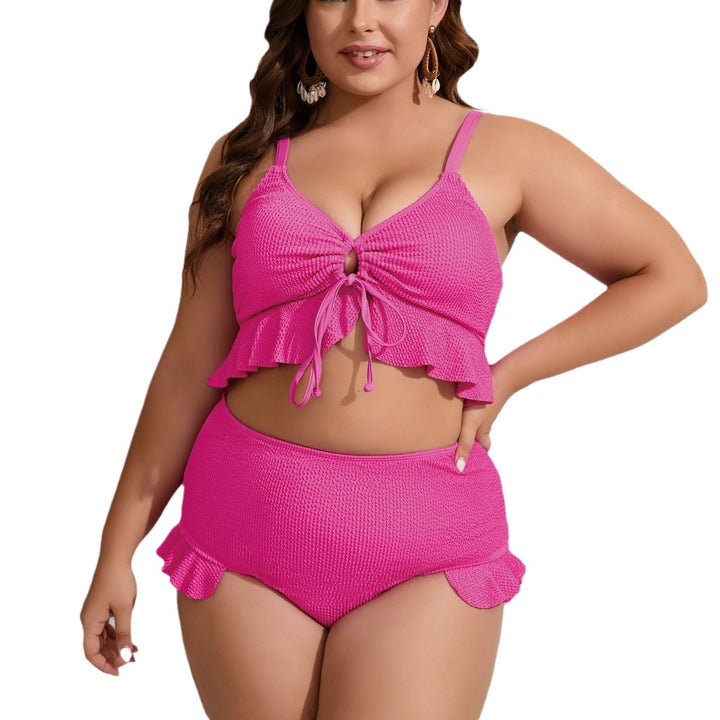 Damen Bikini-Set mit voluminösem Rüschendesign Drune