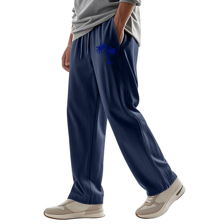 Herren Legere Freizeithose mit seitlichem Logodruck Drune