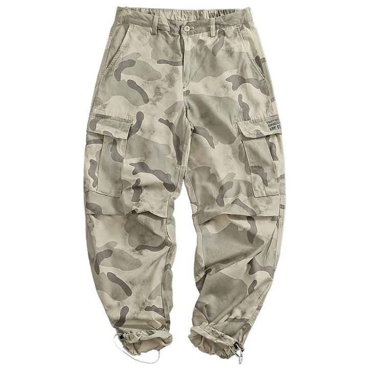 Damen Cargohose mit vielseitigen Taschen und modernem Camouflage-Design Drune