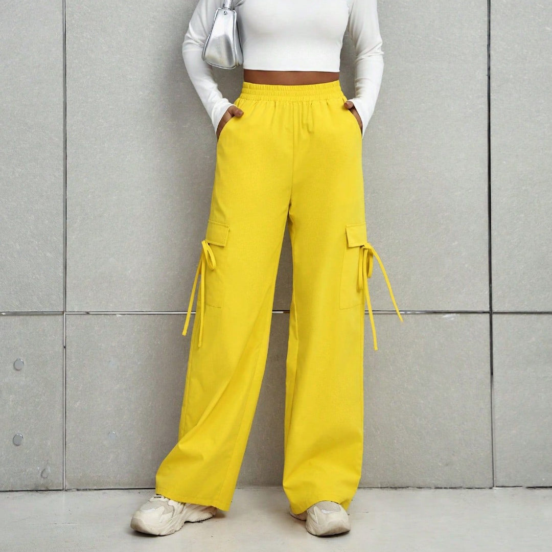 Damen Cargo-Hose mit elastischem Bund und praktischen Taschen Drune