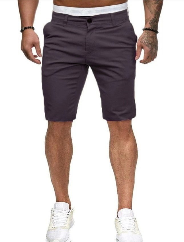 Herren Chino Stil Freizeit Shorts Drune
