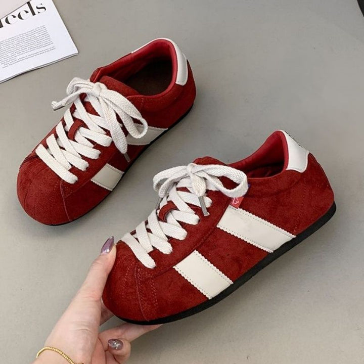 Damen Komfortable Sneaker aus hochwertigem Wildleder mit klassischem Design Drune